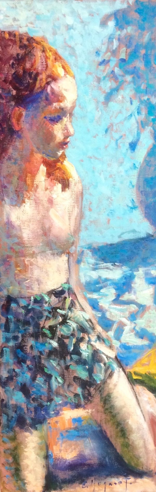 Bord de la piscine