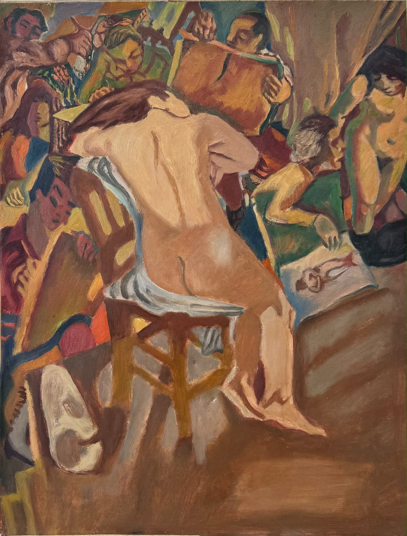 Le modèle à l'académie