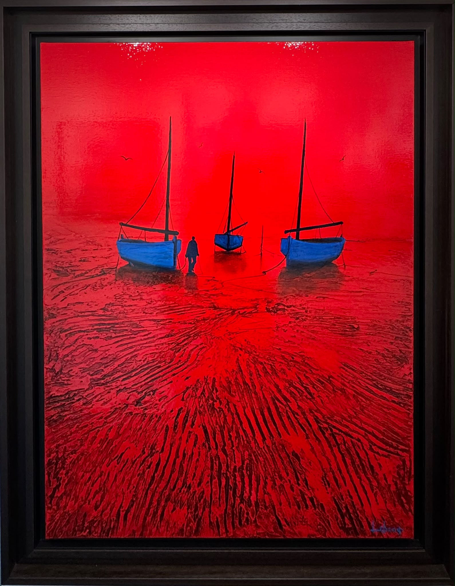 Sans titre Bleu/rouge