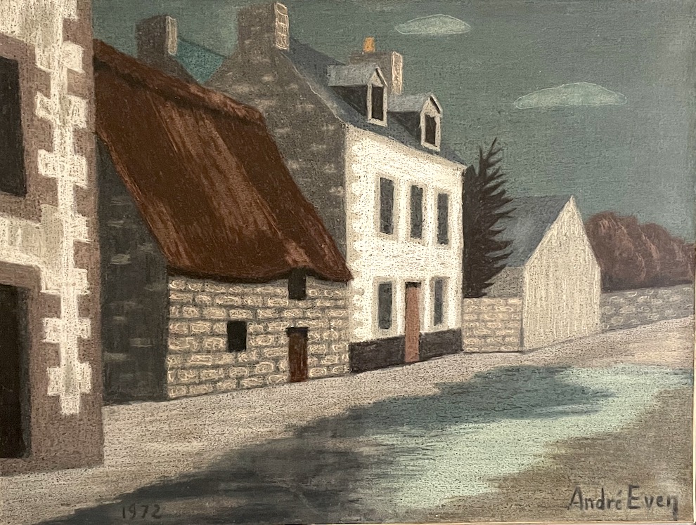 Chaumière à Riec sur Bélon, 1972